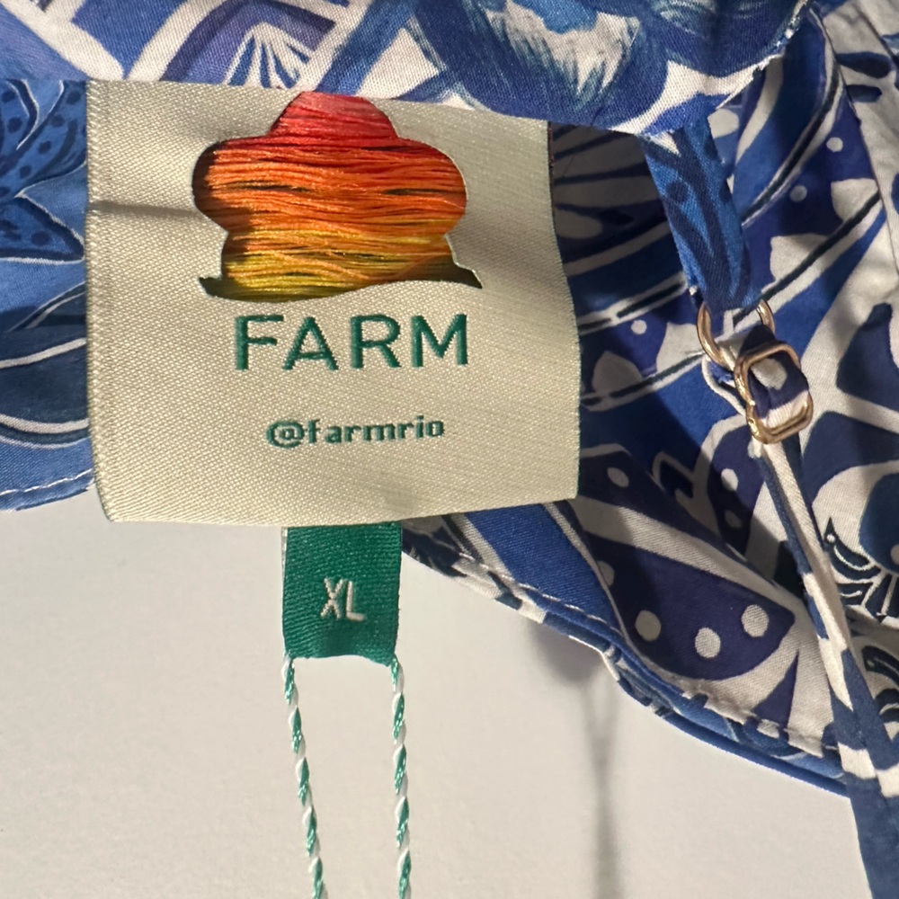 FARM Rio Blue Dress - Picture 12 of 12